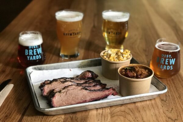 bbq and beer at districty brew yards